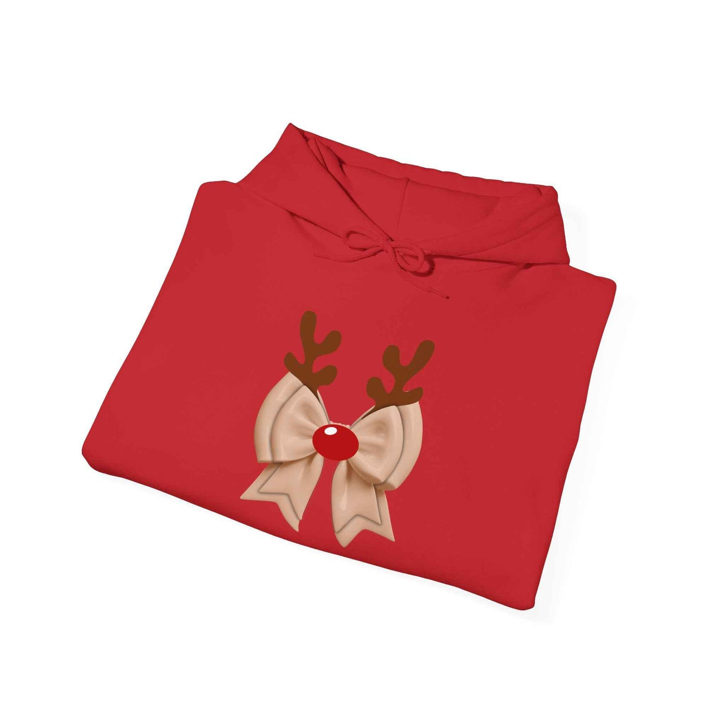 Reindeer Hooded Sweatshirt for Adults