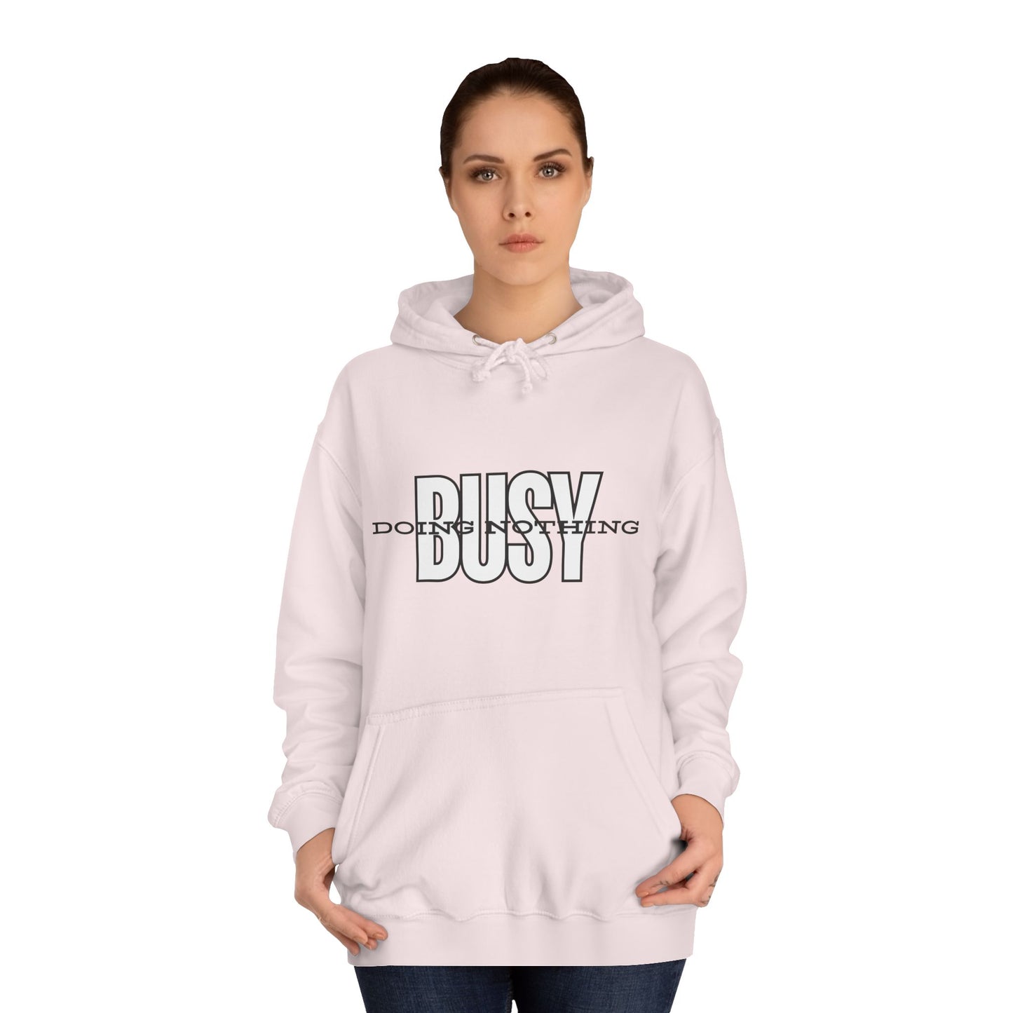 Women's Sweatshirt - 'Busy Doing Nothing' Long Sleeve Sweatshirt