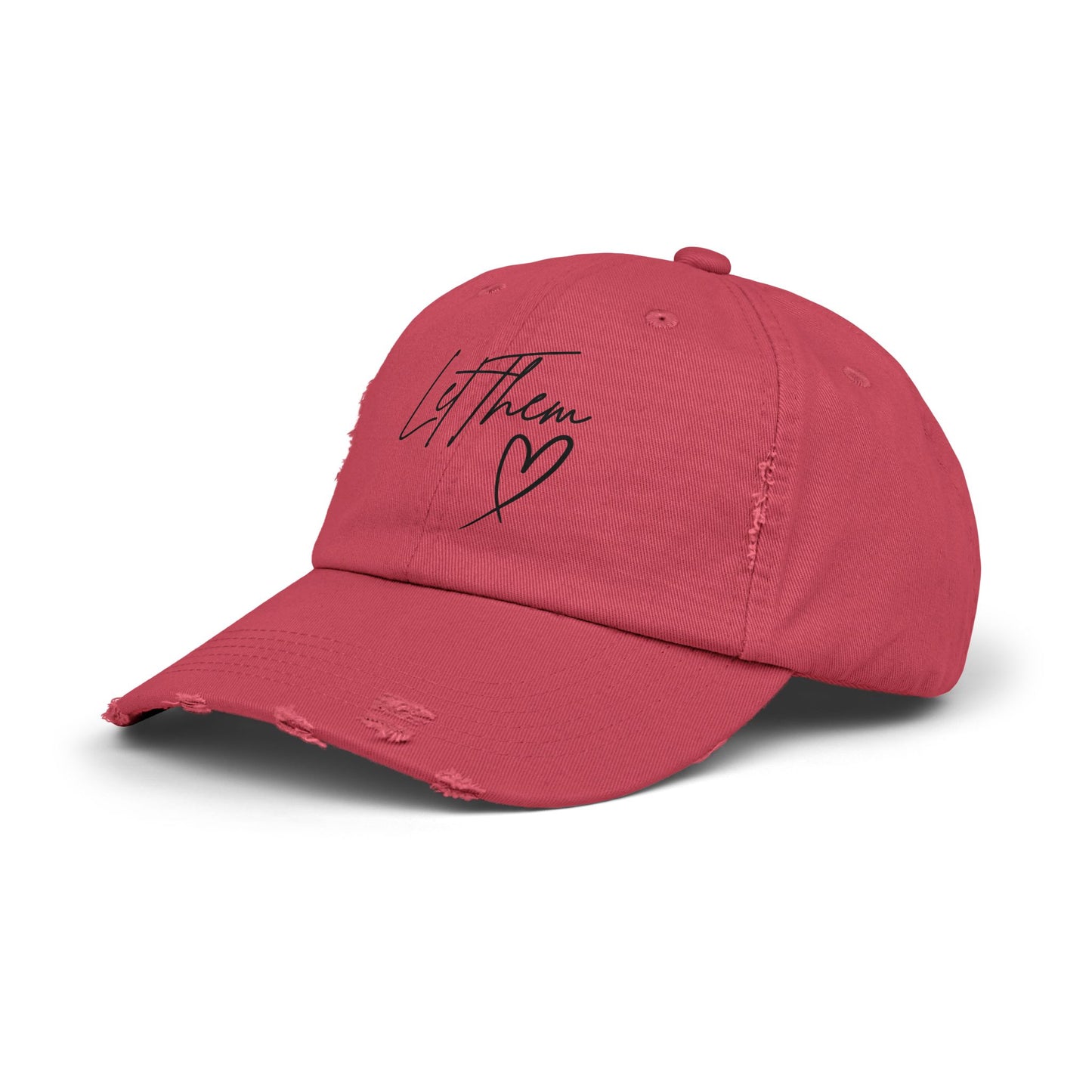 Let Them Distressed Hat Design - Unique Distressed Hat Design - The Eggy's store