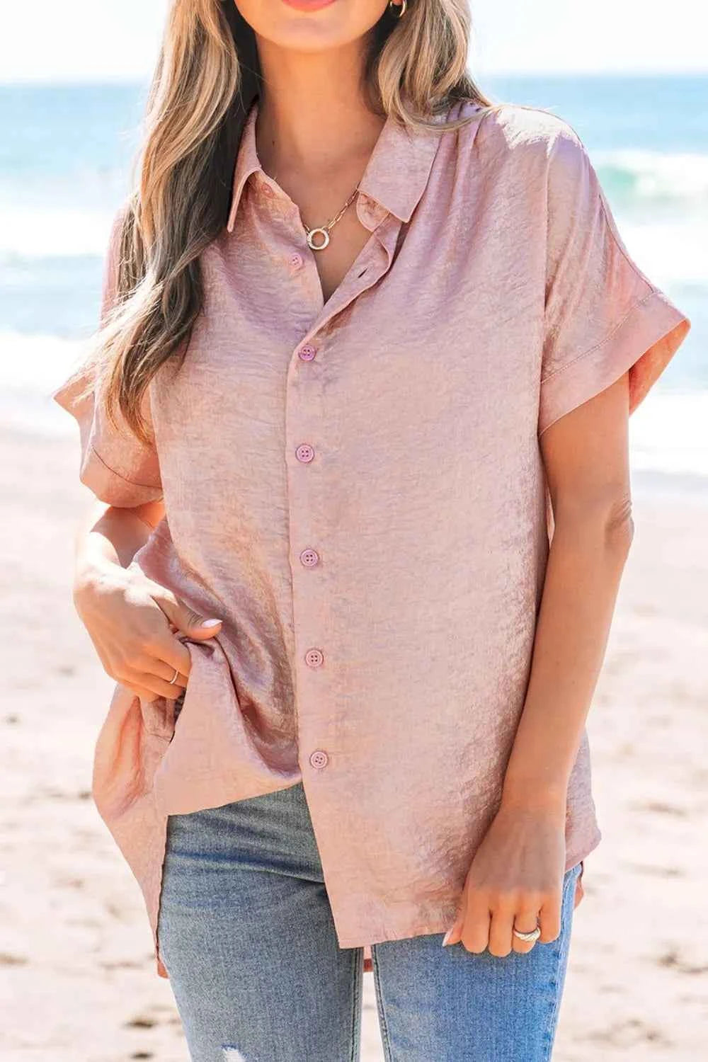 Button Down Short Sleeve Shirt