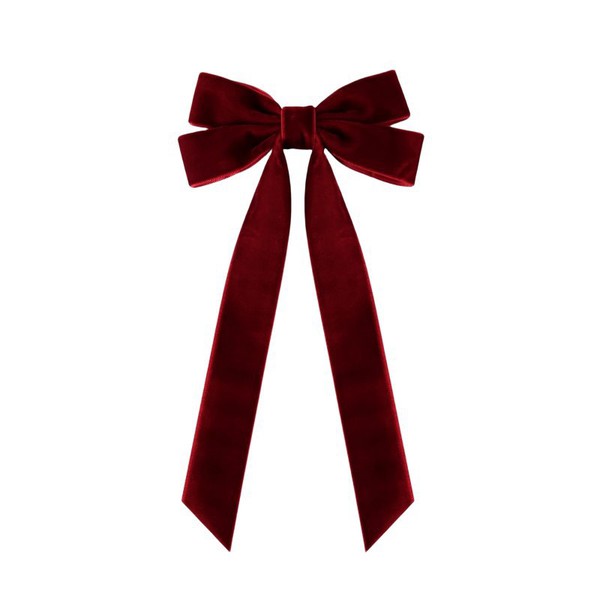 Velvet Hair Bow Holiday Accessories
