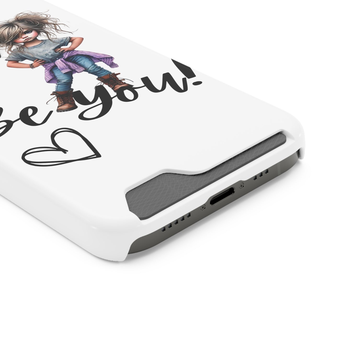 Be You Phone Case With Card Holder - Stylish and Functional Be You Phone Case