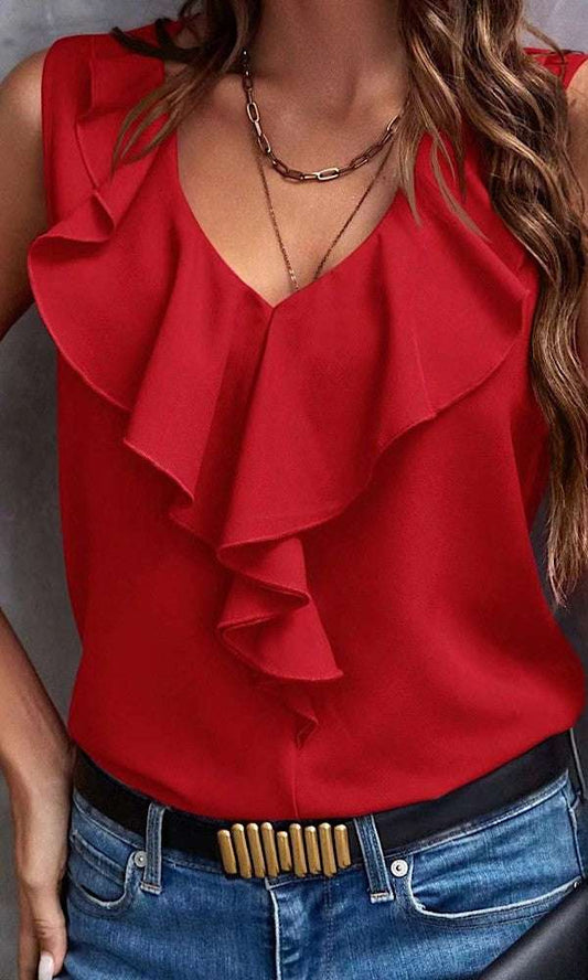 Ruffle Tank Top