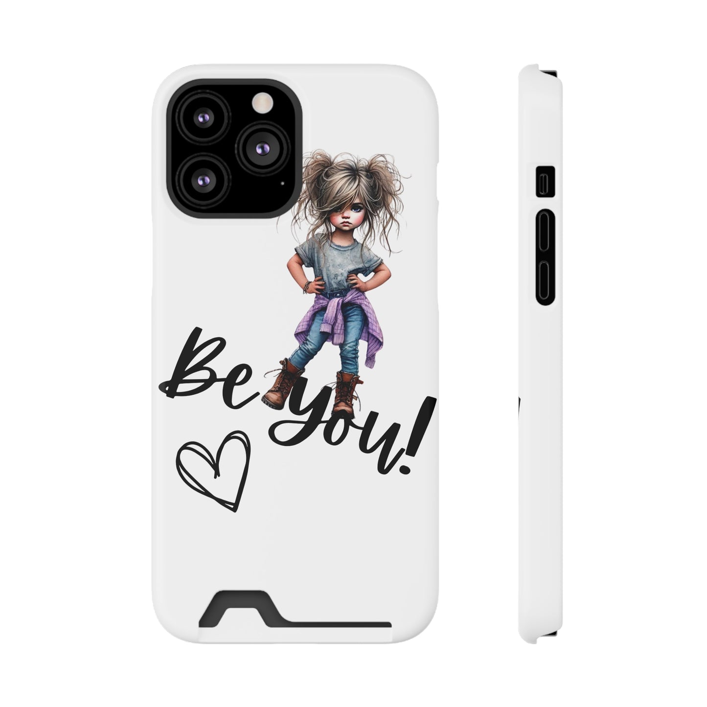 Be You Phone Case With Card Holder - Stylish and Functional Be You Phone Case - The Eggy's store