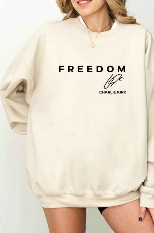 Freedom Kirk Graphic Crewneck Sweatshirt