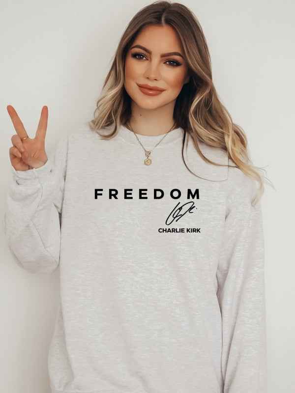 Freedom Kirk Graphic Crewneck Sweatshirt