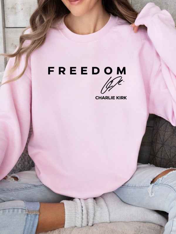 Freedom Kirk Graphic Crewneck Sweatshirt