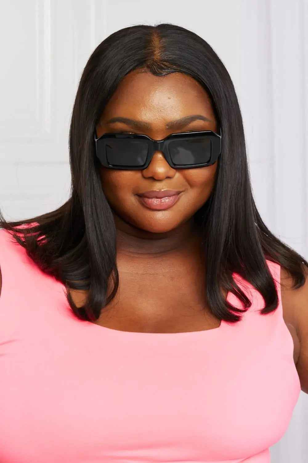 Rectangle TAC Polarized Full Rim UV400 Sunglasses