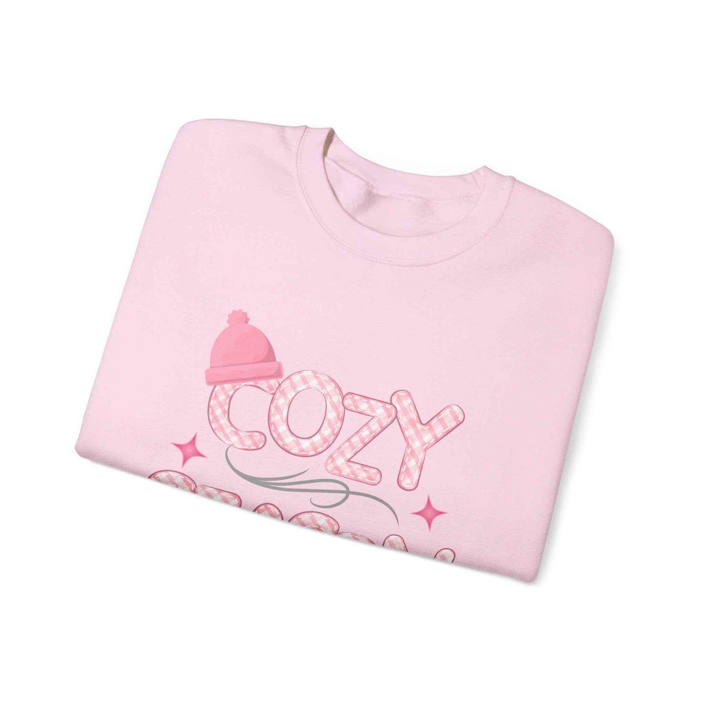 Pink Cozy Adult Sweatshirt - Comfortable Crewneck Women's Top