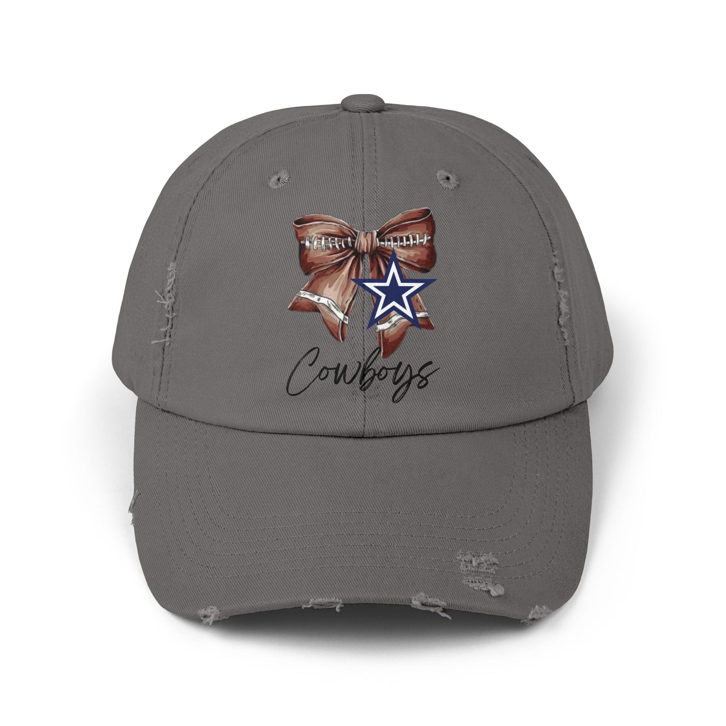 Sport Hat: Distressed Cowboys Team Hat - The Eggy's store