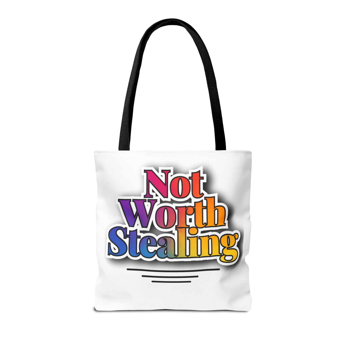 Not Worth Stealing Tote Bag - Unique and Fun Design - The Eggy's store