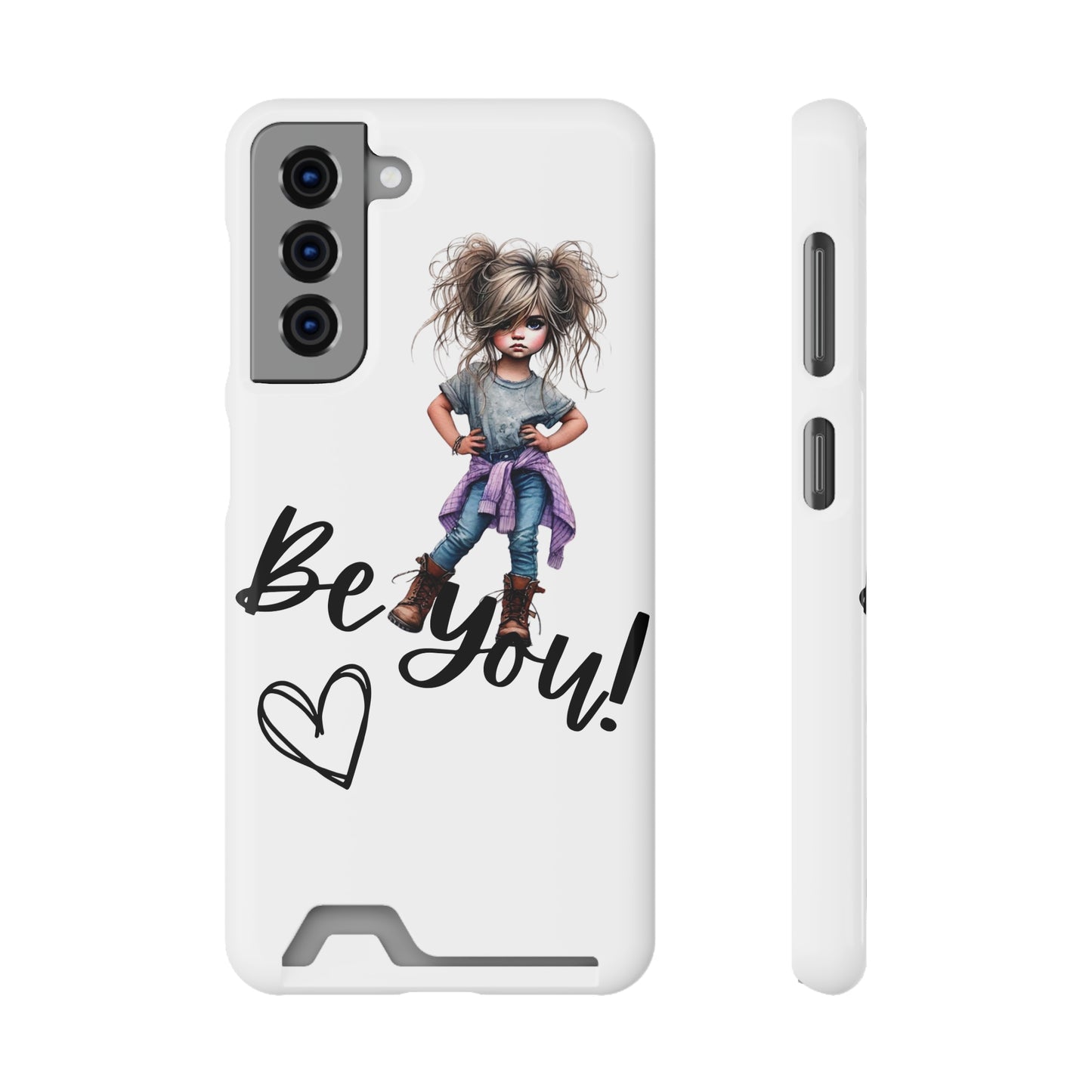 Be You Phone Case With Card Holder - Stylish and Functional Be You Phone Case - The Eggy's store