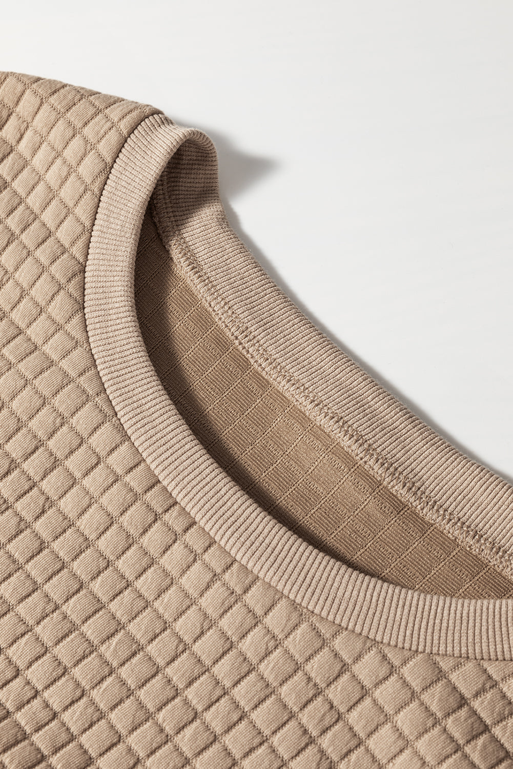 Parchment Leopard Quilted Patchwork Pullover women's r Sweatshirt - The Eggy's store