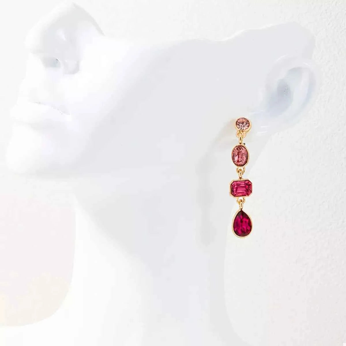 18K Gold-Plated Drop Earrings