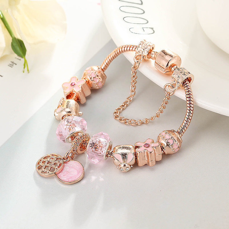 Fashion Love Geometric Rose Gold Bracelet for Women's Jewelry - The Eggy's store