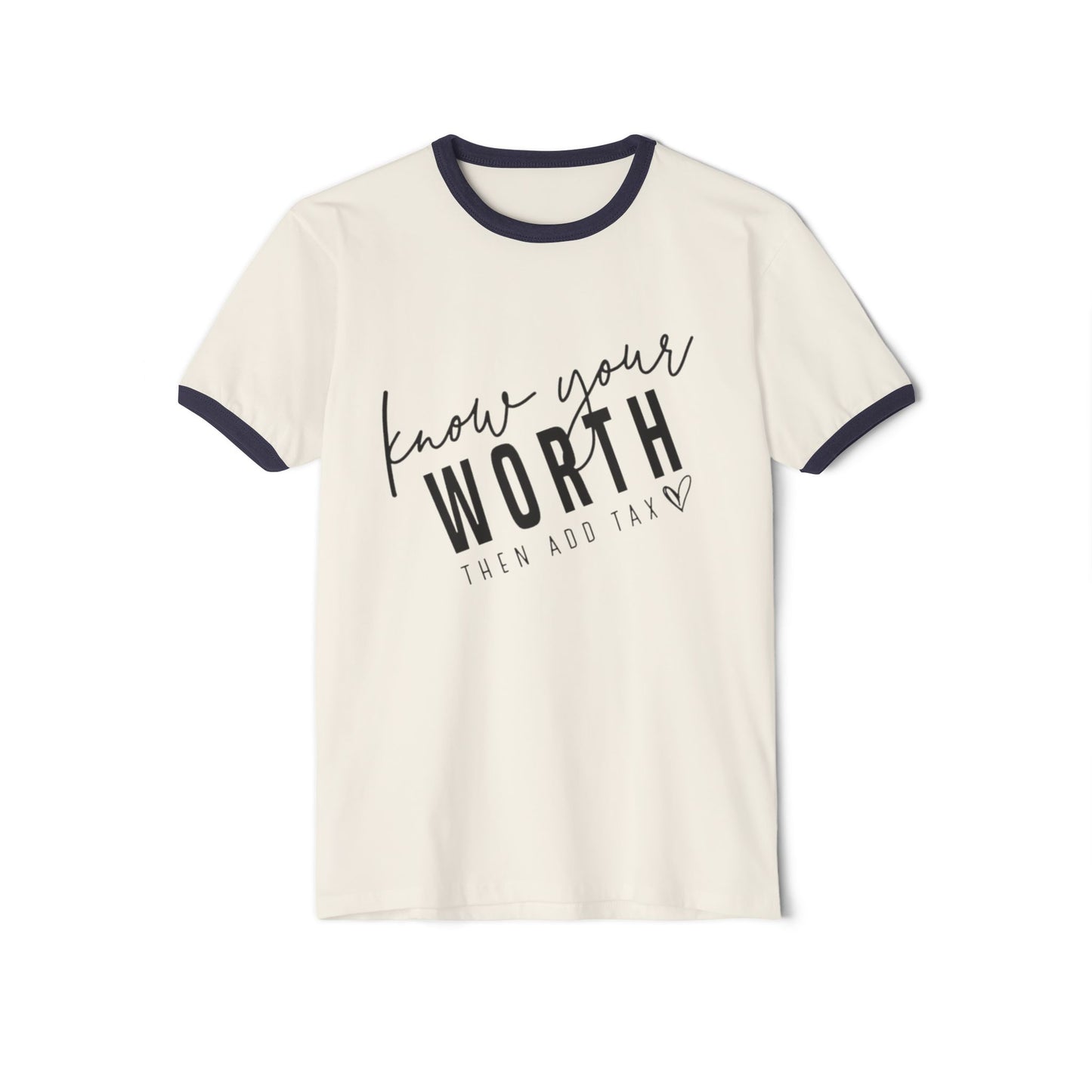 Know Your Worth T-Shirt – Casual Wear for Women & Motivational Self-Care Gift - The Eggy's store