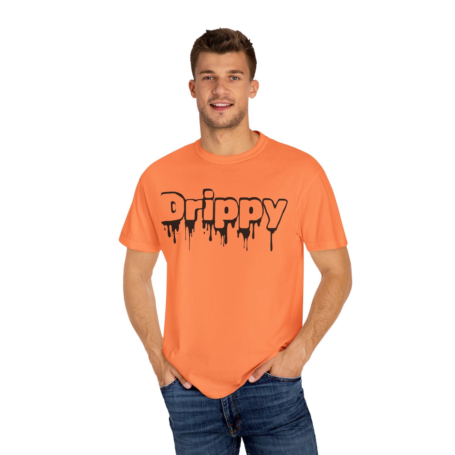 Drippy Unisex Garment-Dyed Adult T-shirt - The Eggy's store