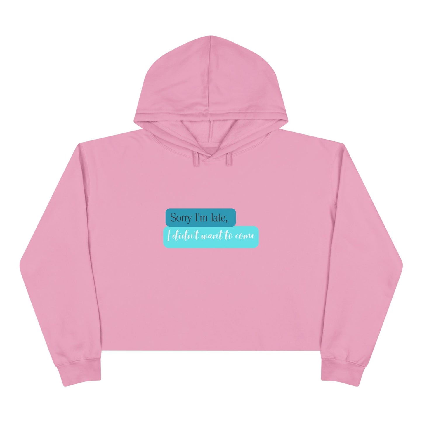 Sorry Crop Hoodie: Stylish Adult Sweatshirt for Comfort and Style Women's Top - The Eggy's store