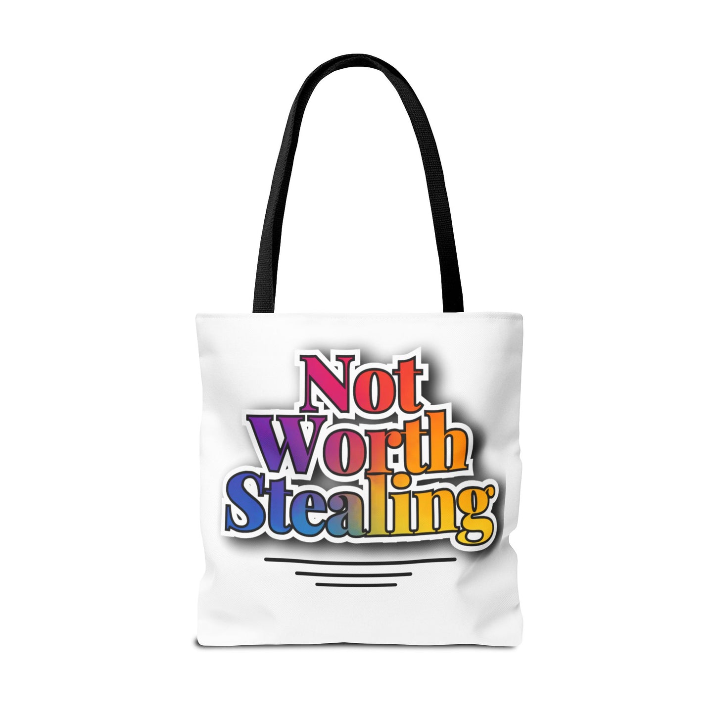 Not Worth Stealing Tote Bag - Unique and Fun Design - The Eggy's store