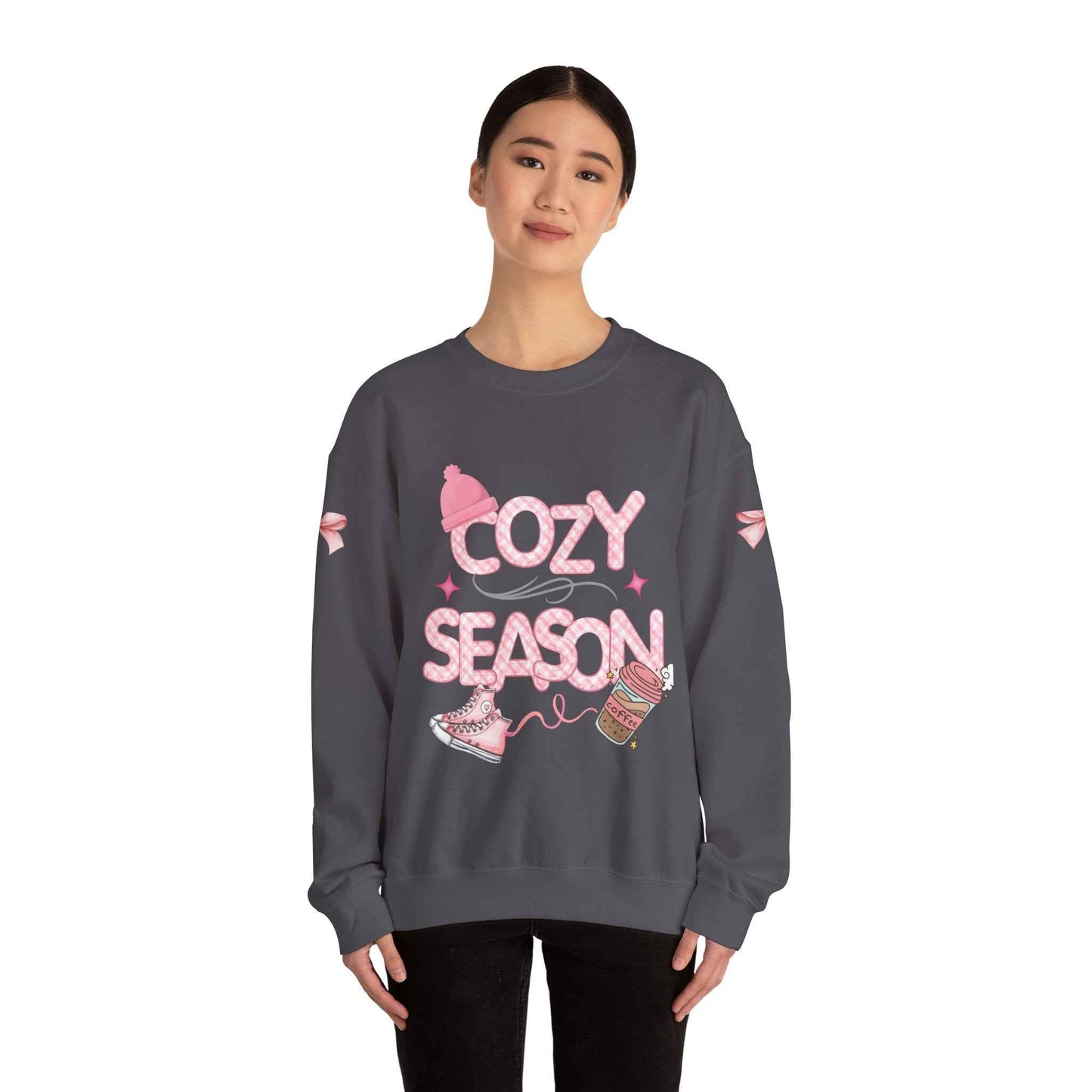 Pink Cozy Adult Crewneck Sweatshirt