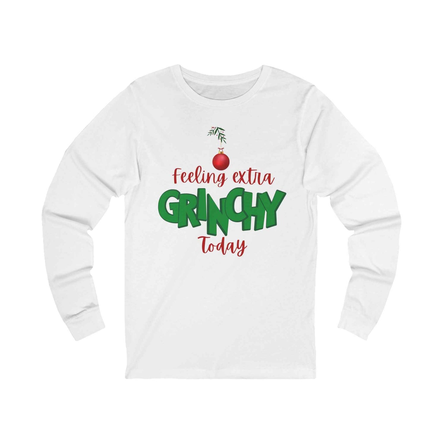 Christmas Grinchy Long Sleeve Women's T-shirt