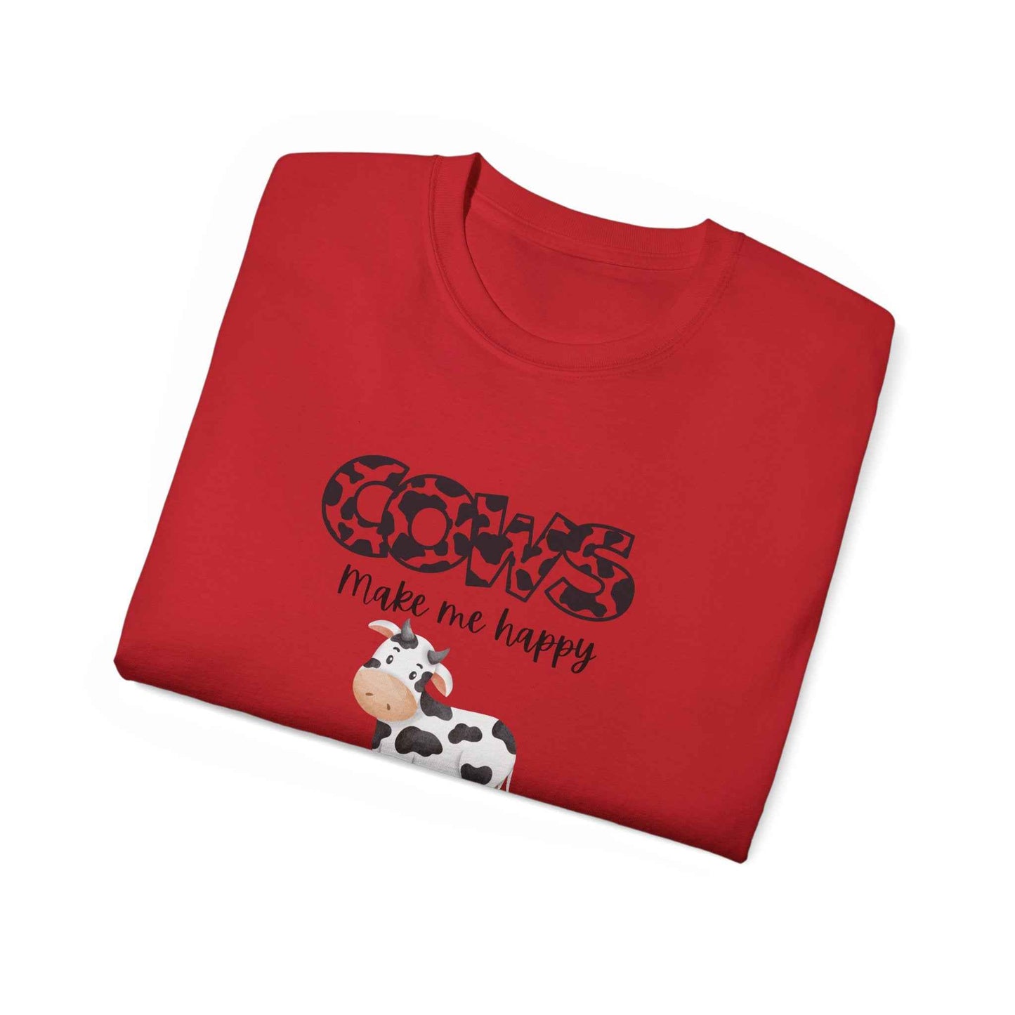 Grumpy Cow Adult T-shirt