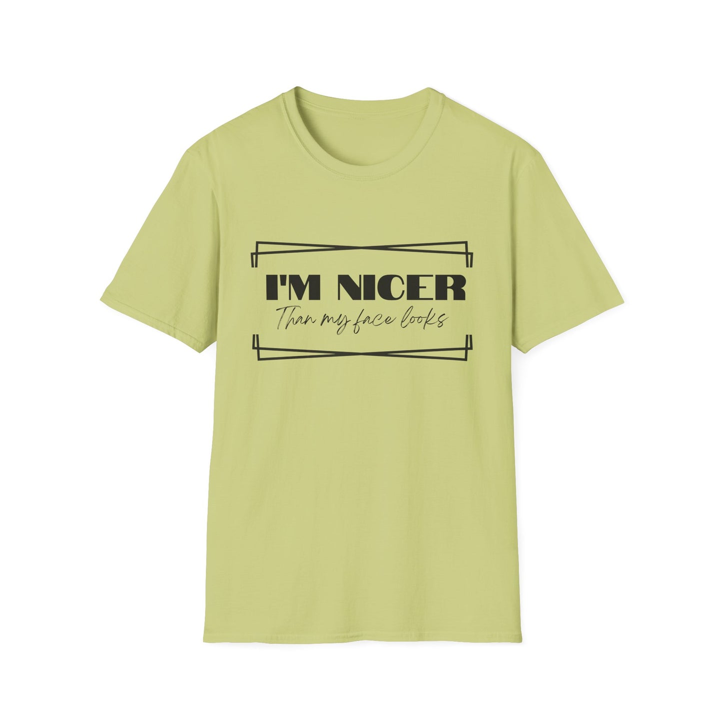 Nicer than My Face T-Shirt - Stylish and Fun Women's T-shirt
