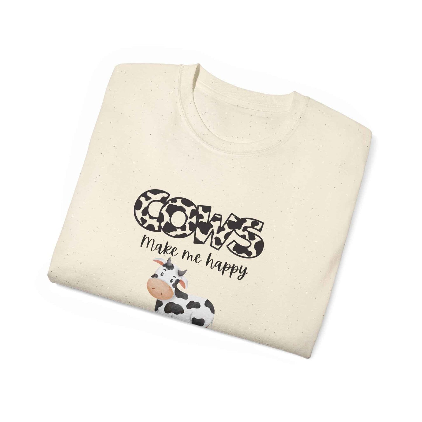 Grumpy Cow Adult T-shirt