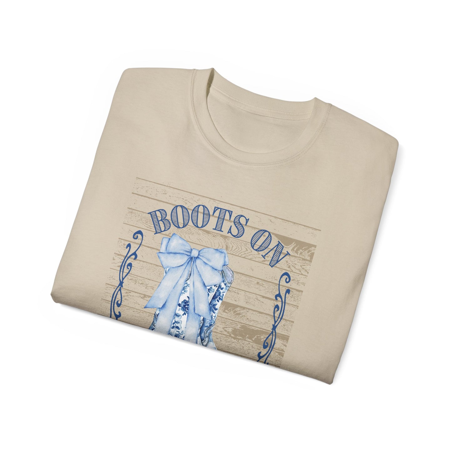 Western Song Cowboy Women's T-Shirt, Boots Graphic T-Shirt, Rural Lifestyle Top, Country Music Concert Apparel, Vintage Ranch Style Shirt - The Eggy's store