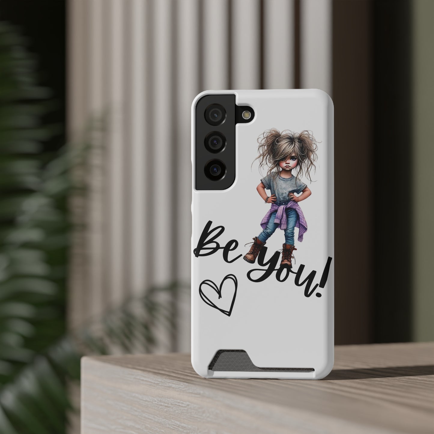 Be You Phone Case With Card Holder - Stylish and Functional Be You Phone Case - The Eggy's store