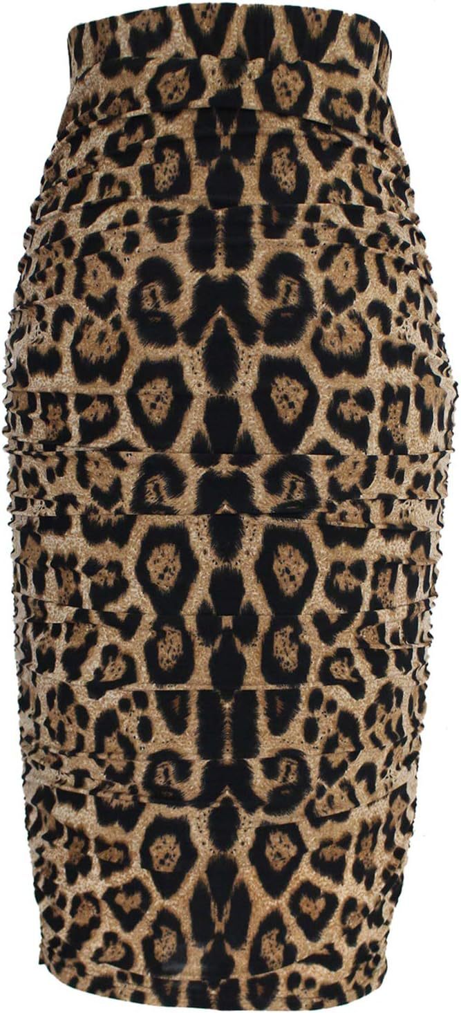Sexy Leopard Print High Waist Skirt - Sheath Design - The Eggy's store