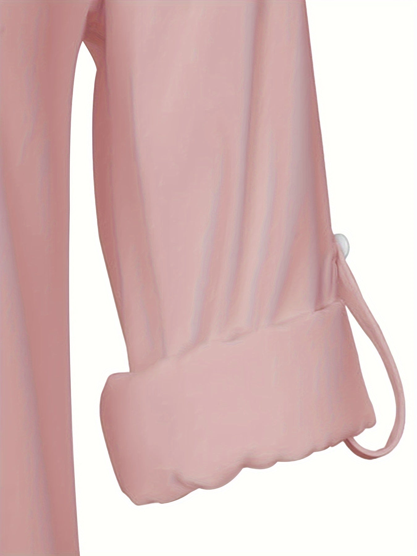 Women's Pearl Button Blouse - Long Sleeved Casual Versatile Top - The Eggy's store