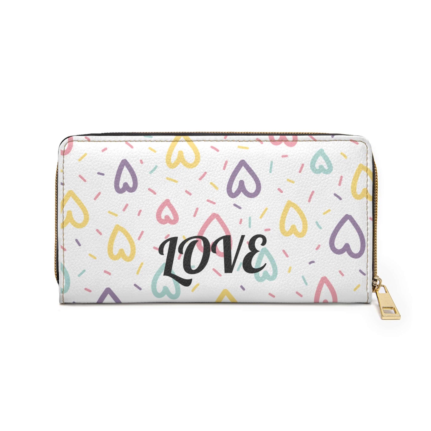 Love Zipper Wallet - Stylish and Functional Wallet for Everyday Use - The Eggy's store