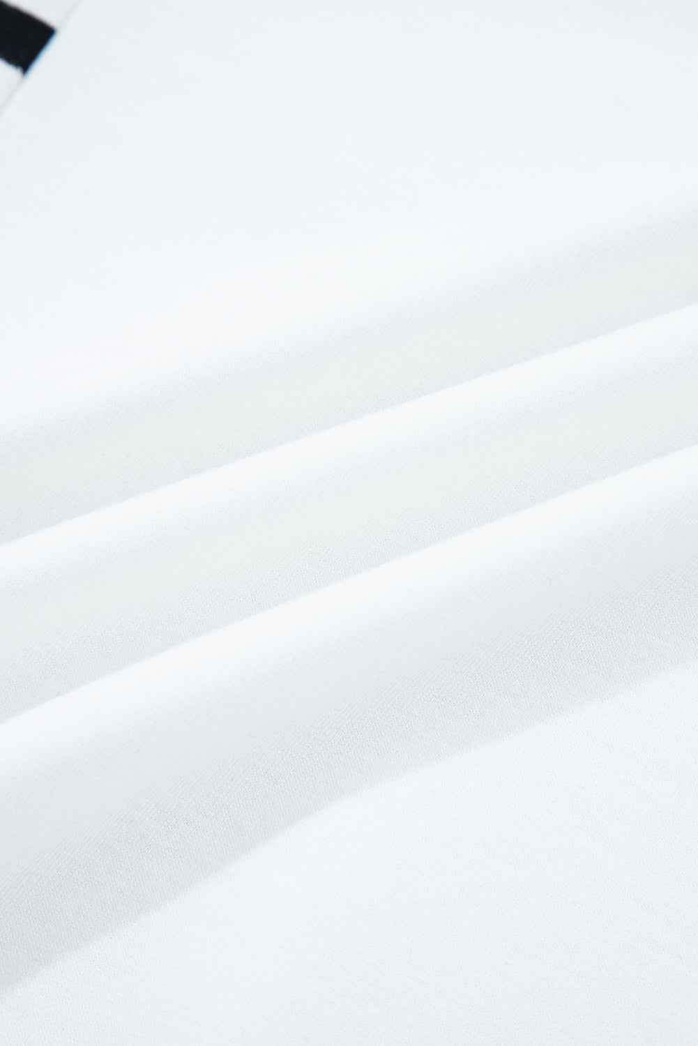 Stripe Colorblock Patchwork Contrast Stitch Sweatshirt