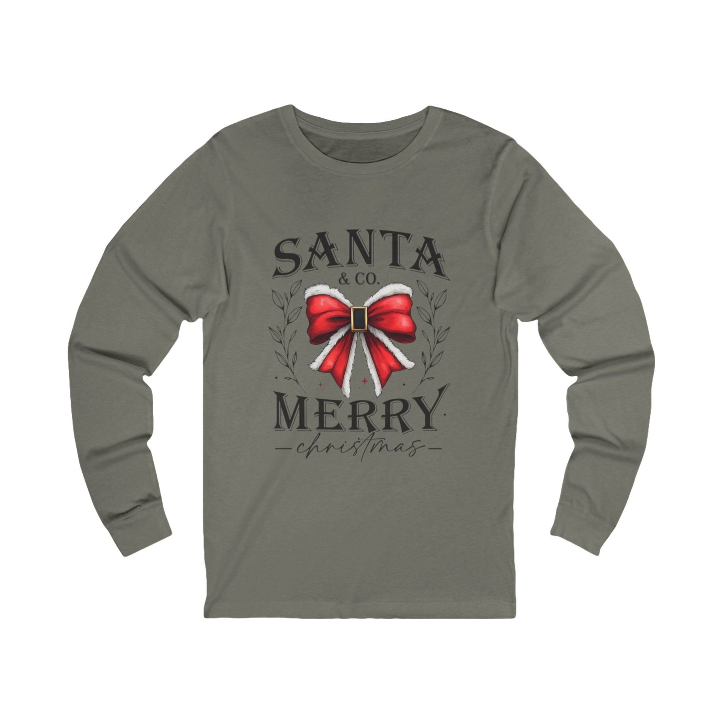 Santa Long Sleeve Shirt for Festive Comfort Women's Sweatshirt - The Eggy's store
