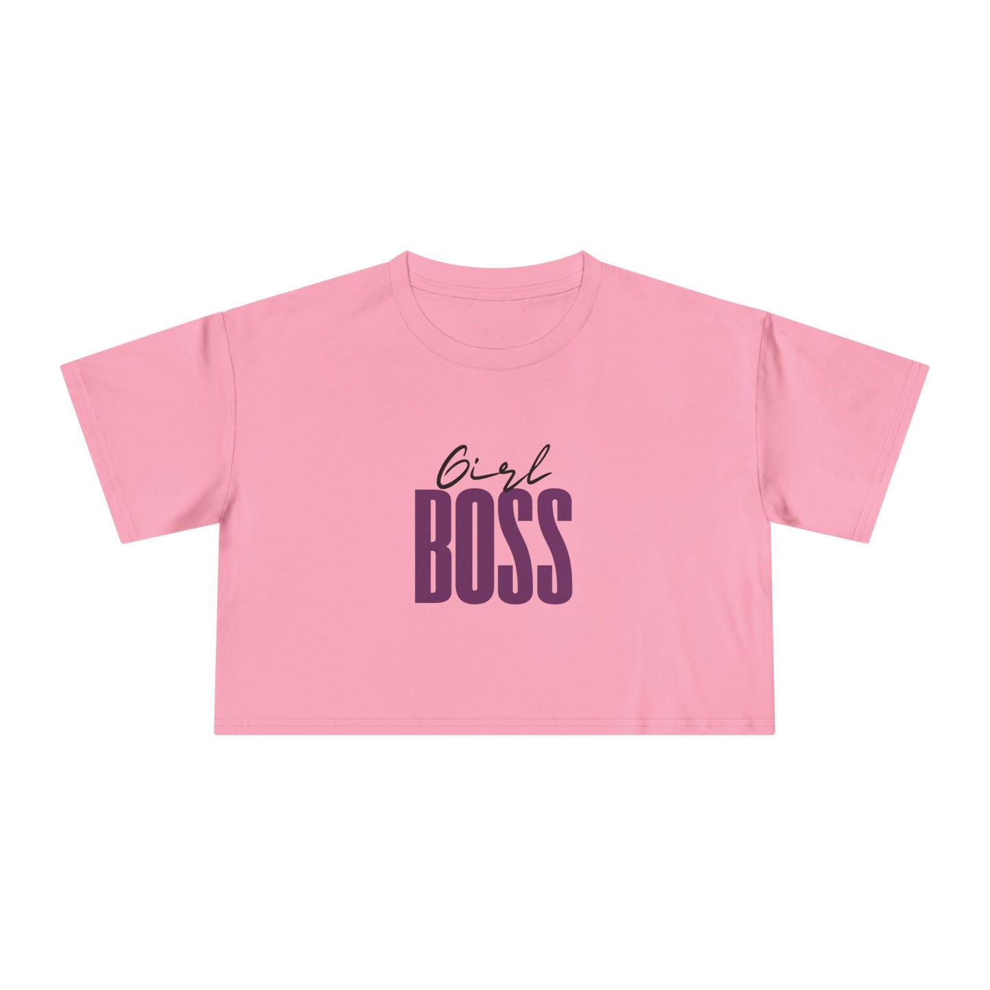 Girl Boss Adult Crop T-Shirt