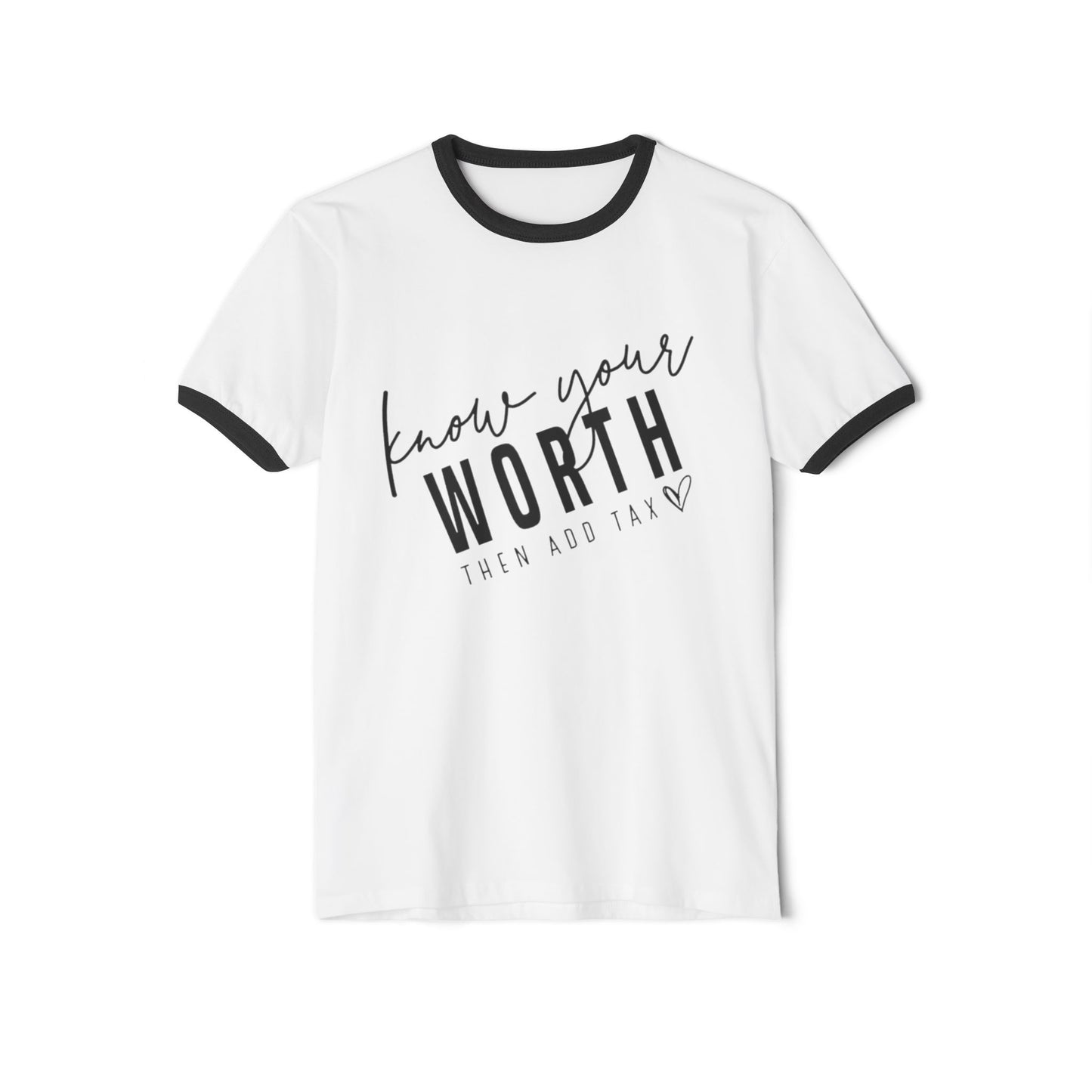Know Your Worth T-Shirt – Casual Wear for Women & Motivational Self-Care Gift - The Eggy's store