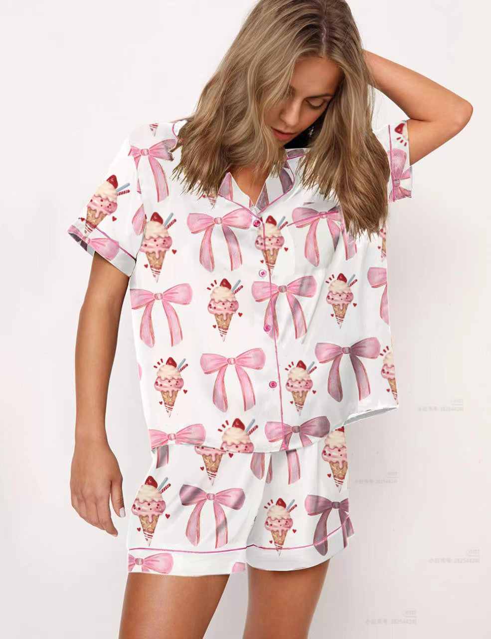 Two Piece Women's Sleepwear Set - Multiple Designs - The Eggy's store