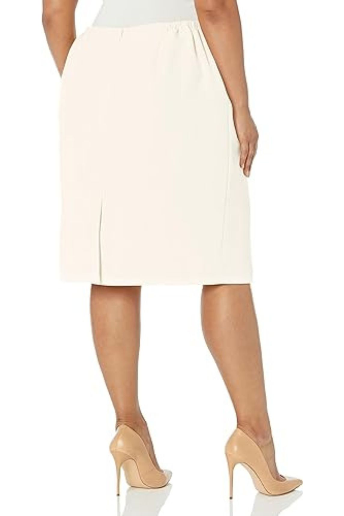 Le Suit Plus Size Jacket and Skirt Suit