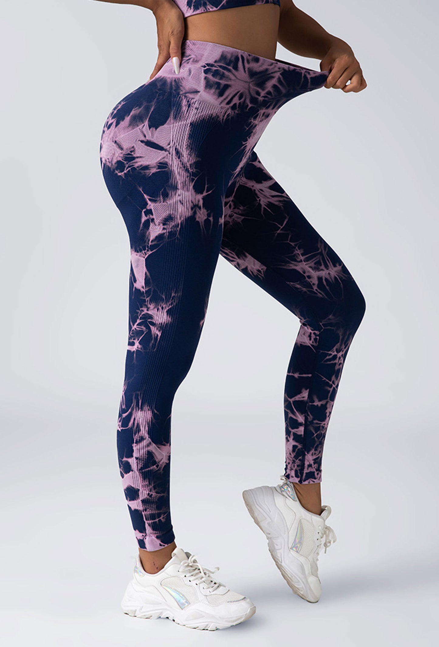 Women Scrunch Workout Leggings Butt Lifting High Waisted Yoga Pants - Seamless Tie Dye Booty Gym Tights - The Eggy's store