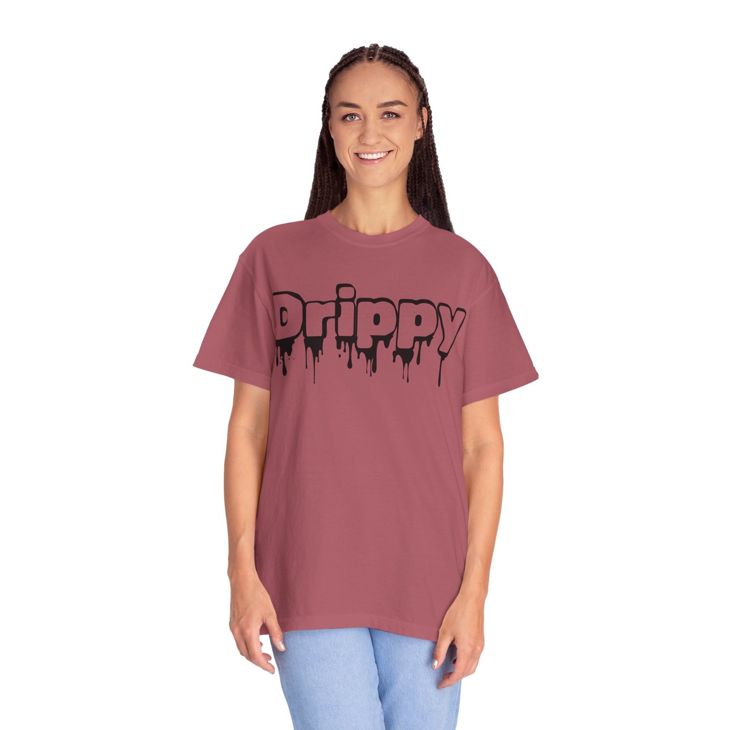 Drippy Unisex Garment-Dyed Women's T-shirt