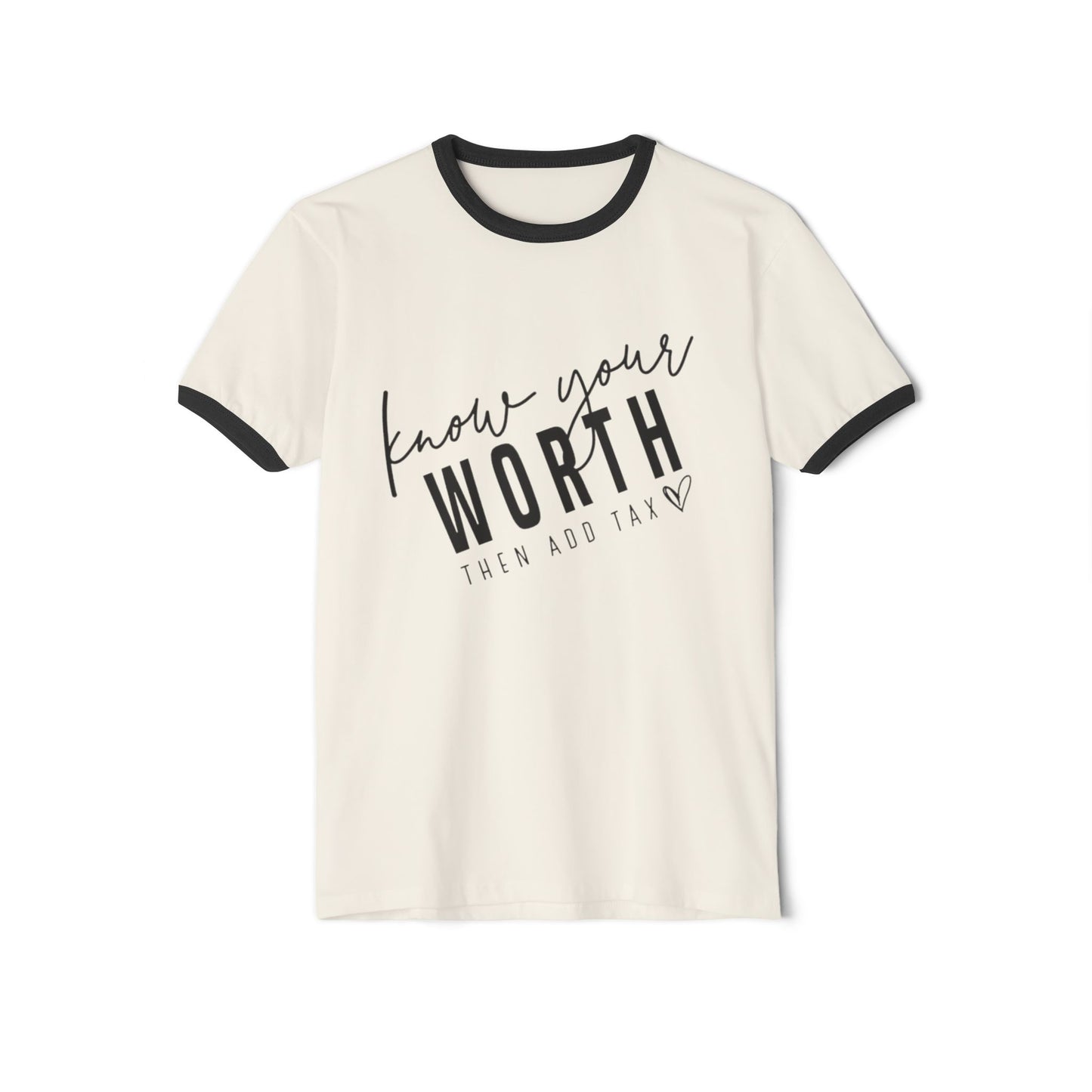 Know Your Worth T-Shirt – Casual Wear for Women & Motivational Self-Care Gift - The Eggy's store