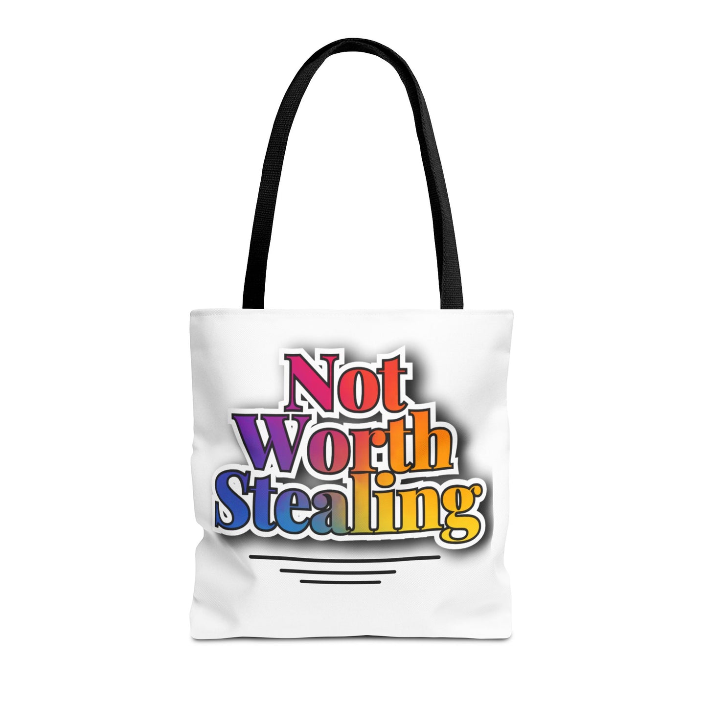 Not Worth Stealing Tote Bag - Unique and Fun Design - The Eggy's store