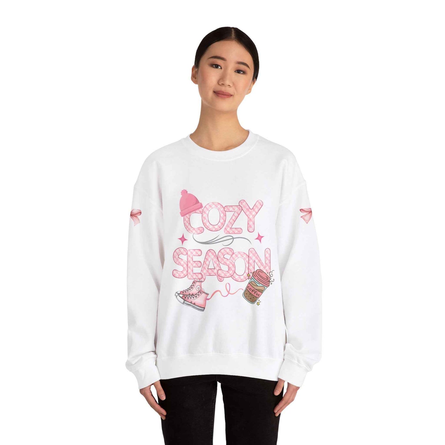 Pink Cozy Adult Crewneck Sweatshirt