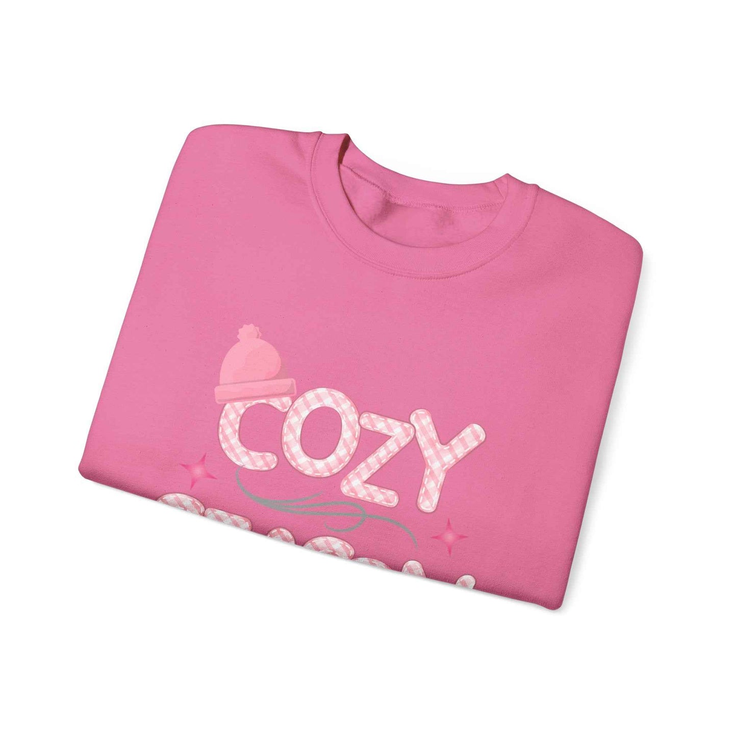 Pink Cozy Adult Sweatshirt - Comfortable Crewneck Women's Top