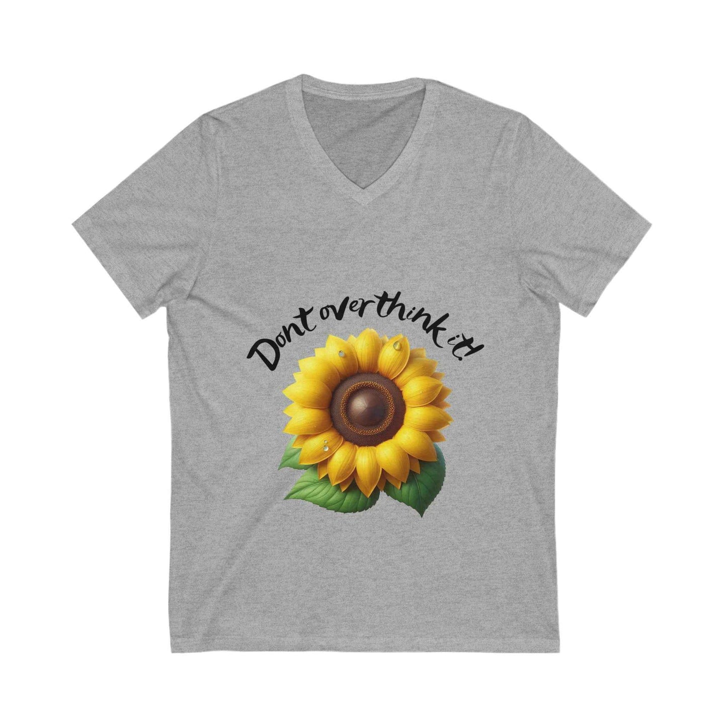 Overthink: Short Sleeve V-Neck Women's T-shirt