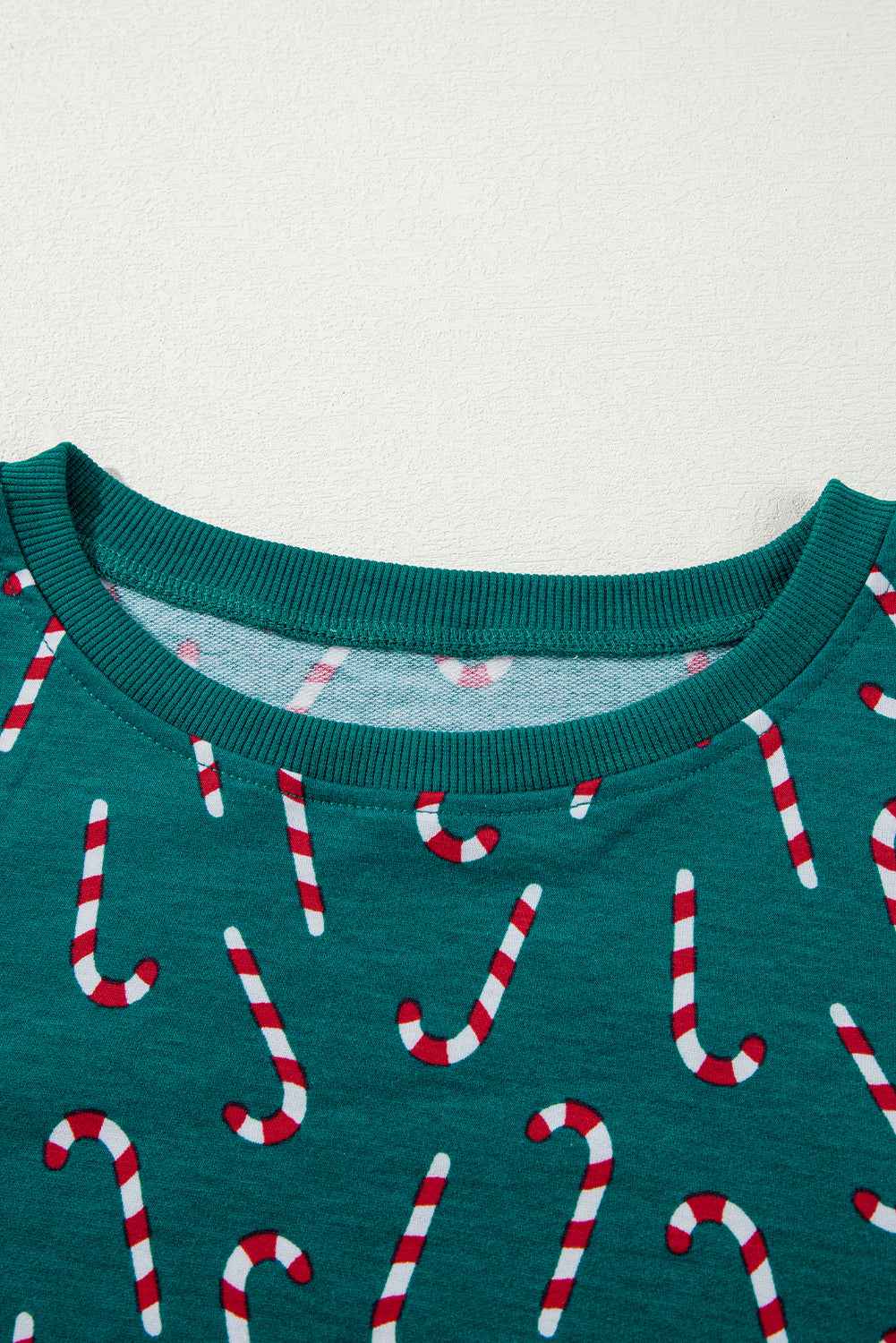 Christmas Candy Cane Top and Pants Lounge Set