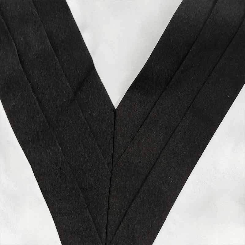 Women's V-Neck Contrast Trim Long Sleeve Blouse With Button Cuff Detail - Casual Comfort Top For Spring&Fall