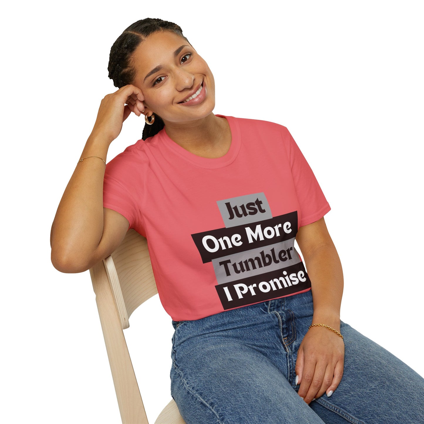 Just One More Women's T-shirt - Fingers Crossed Design for Adults - The Eggy's store