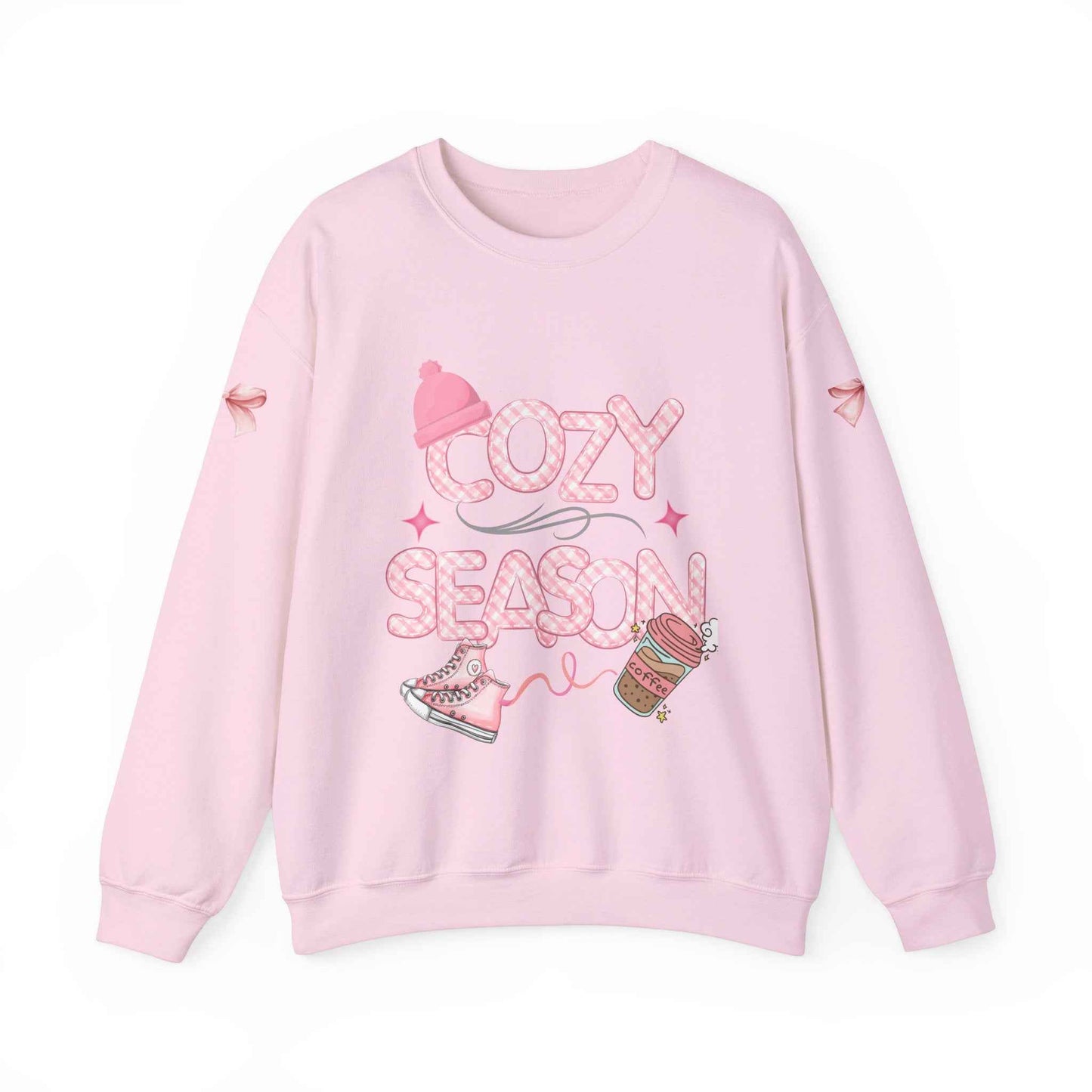 Pink Cozy Adult Crewneck Sweatshirt